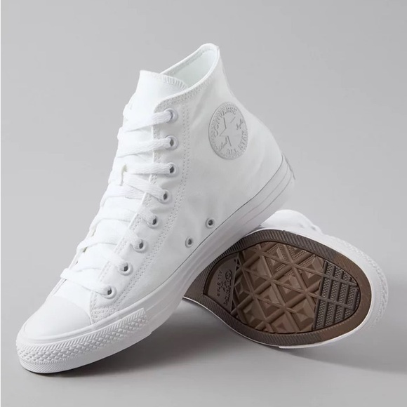 Converse Chuck Taylor All Star High-Top Sneaker White on White - Picture 2 of 4